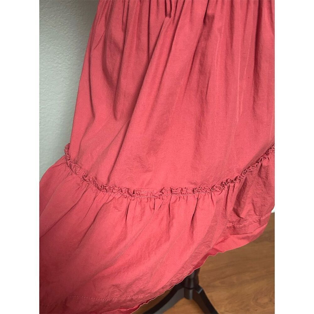 J. Crew Women's XS Standard Red Chic Tiered Knee Length Party Dress - Picture 5 of 9